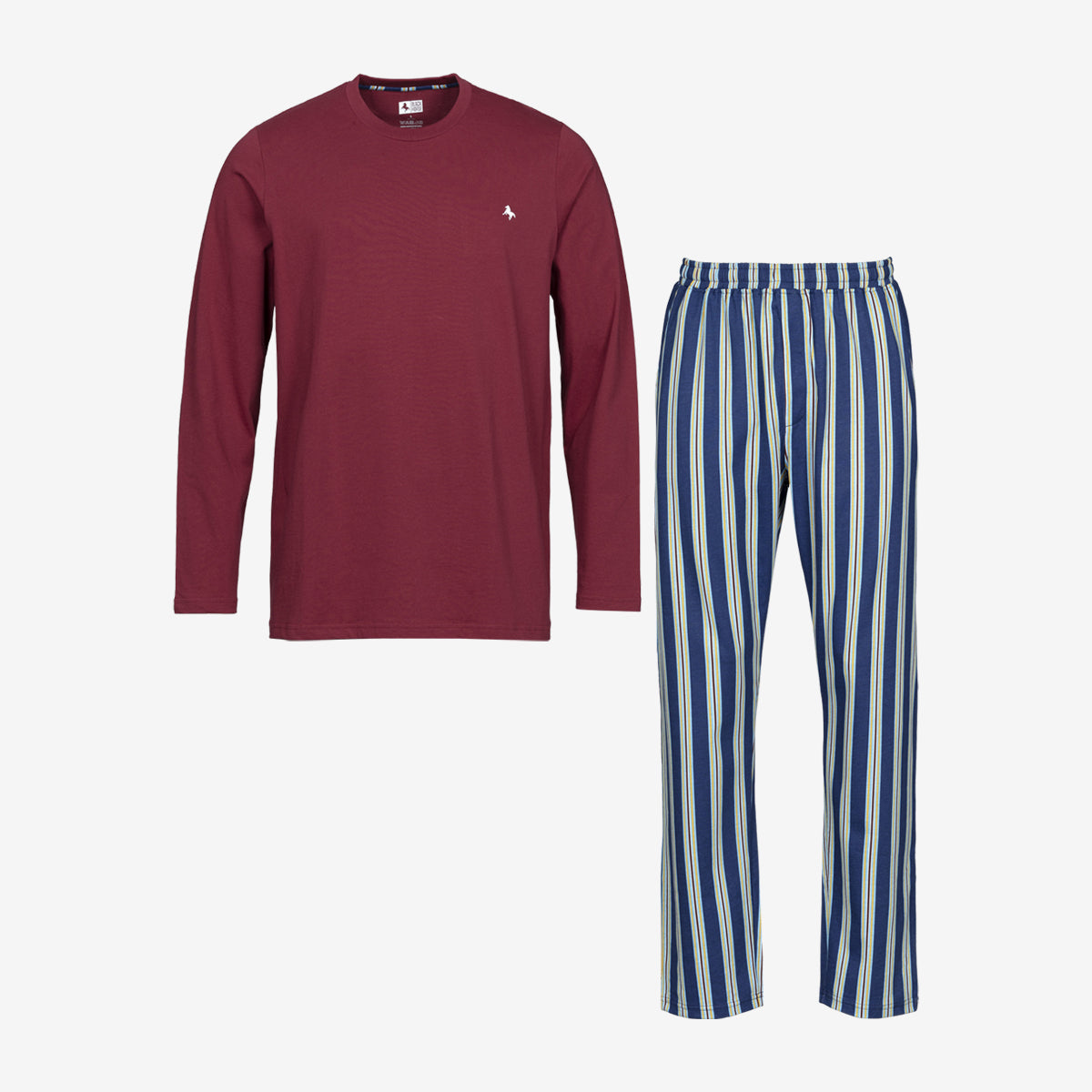 Tuotekuva pitkähihainen pyjama blue stripes