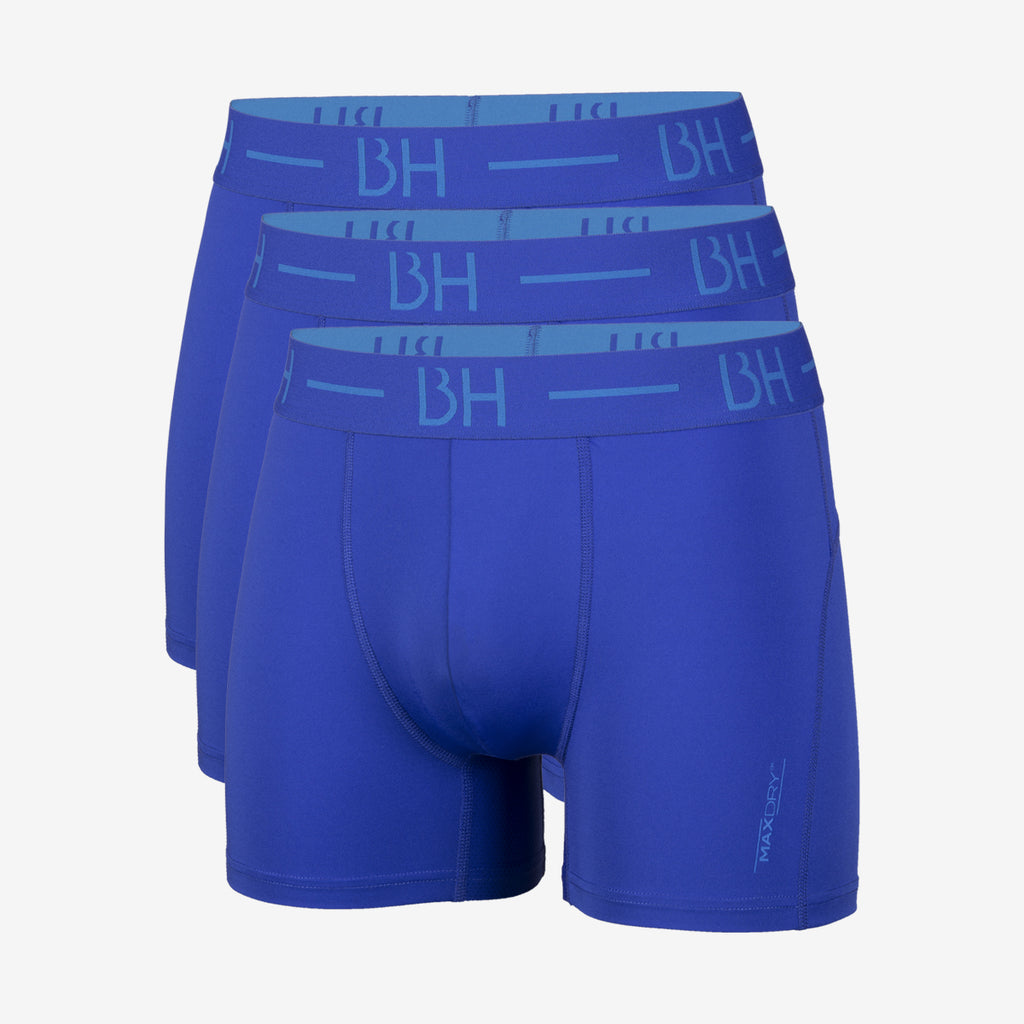 Urheilubokserit 3-pack blue